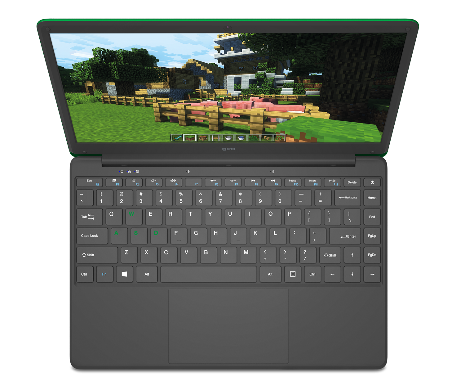 GeoBook 14M Minecraft Edition 14.1 4GB 128GB SSD Laptop & Mouse