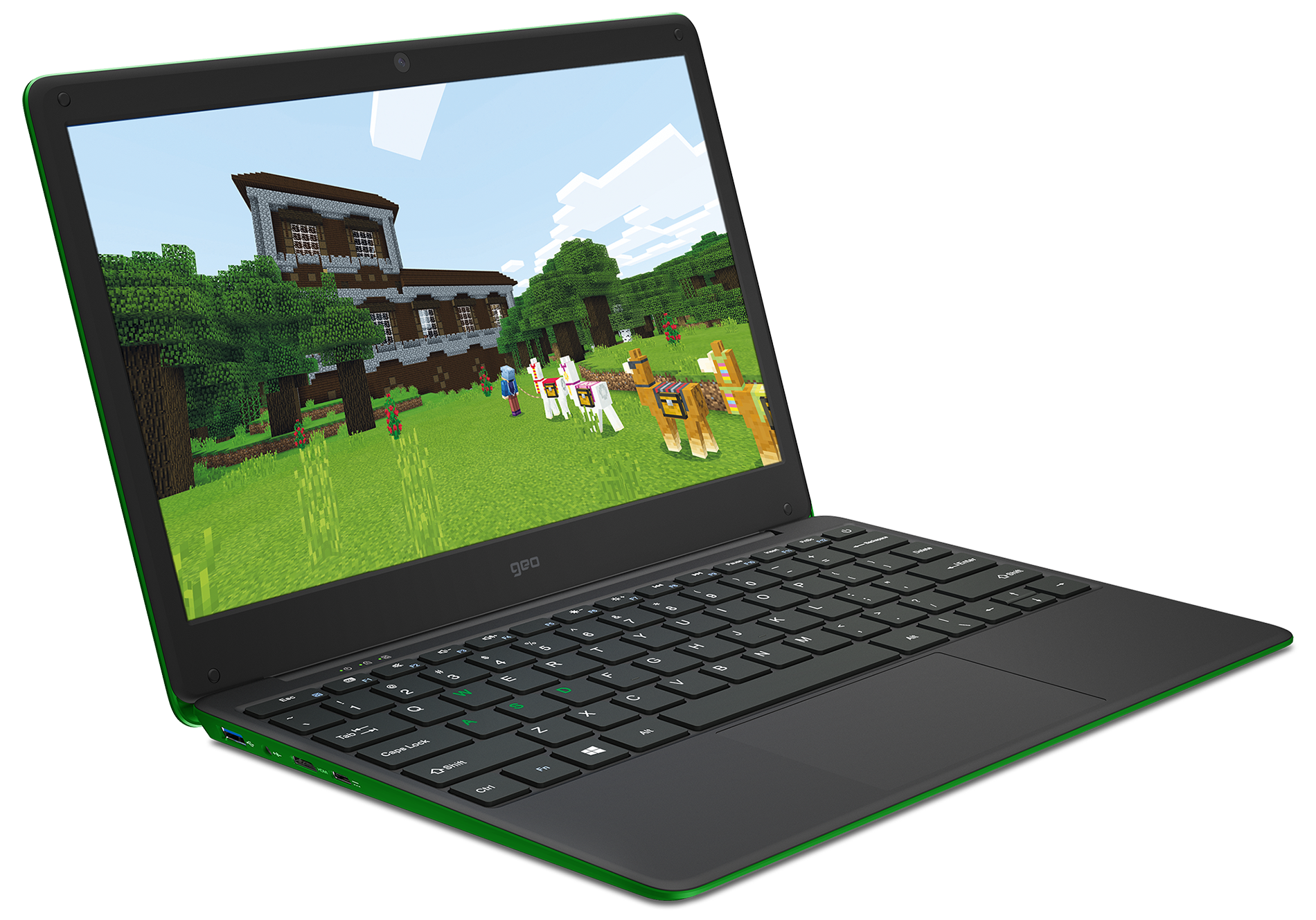 GeoBook 120 Minecraft Edition Green 12.5-inch Laptop