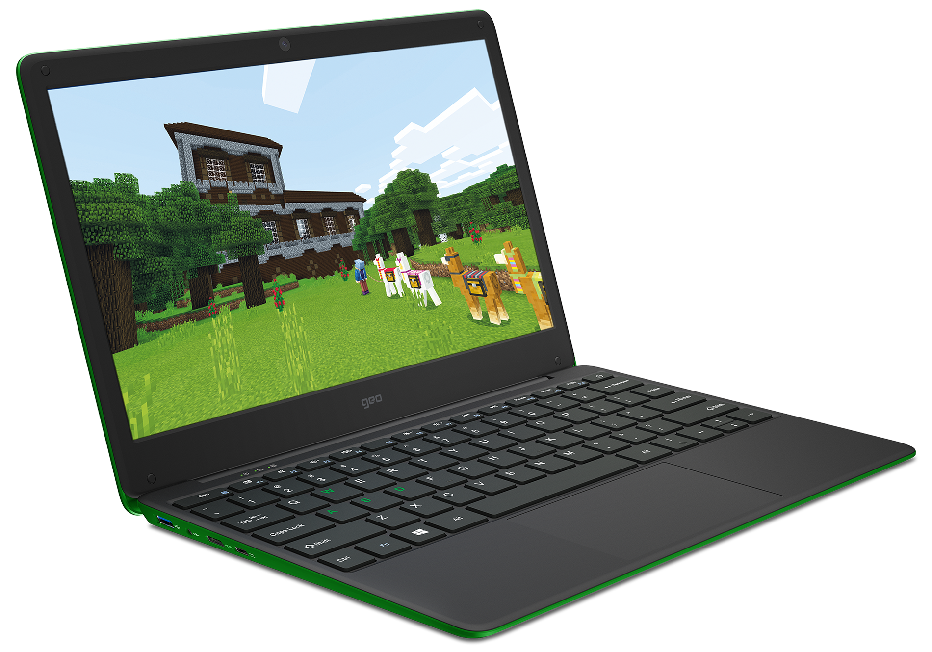 GeoBook 14M Minecraft Edition 14.1 4GB 128GB SSD Laptop & Mouse