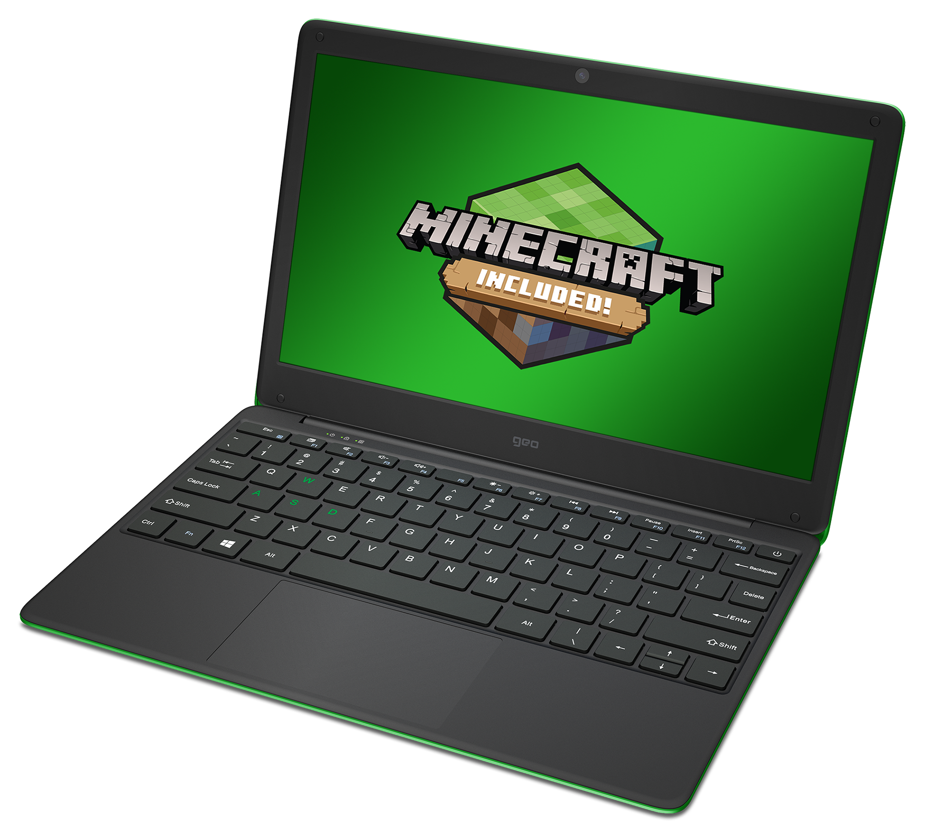 GeoBook 120 Minecraft Edition Green 12.5-inch Laptop